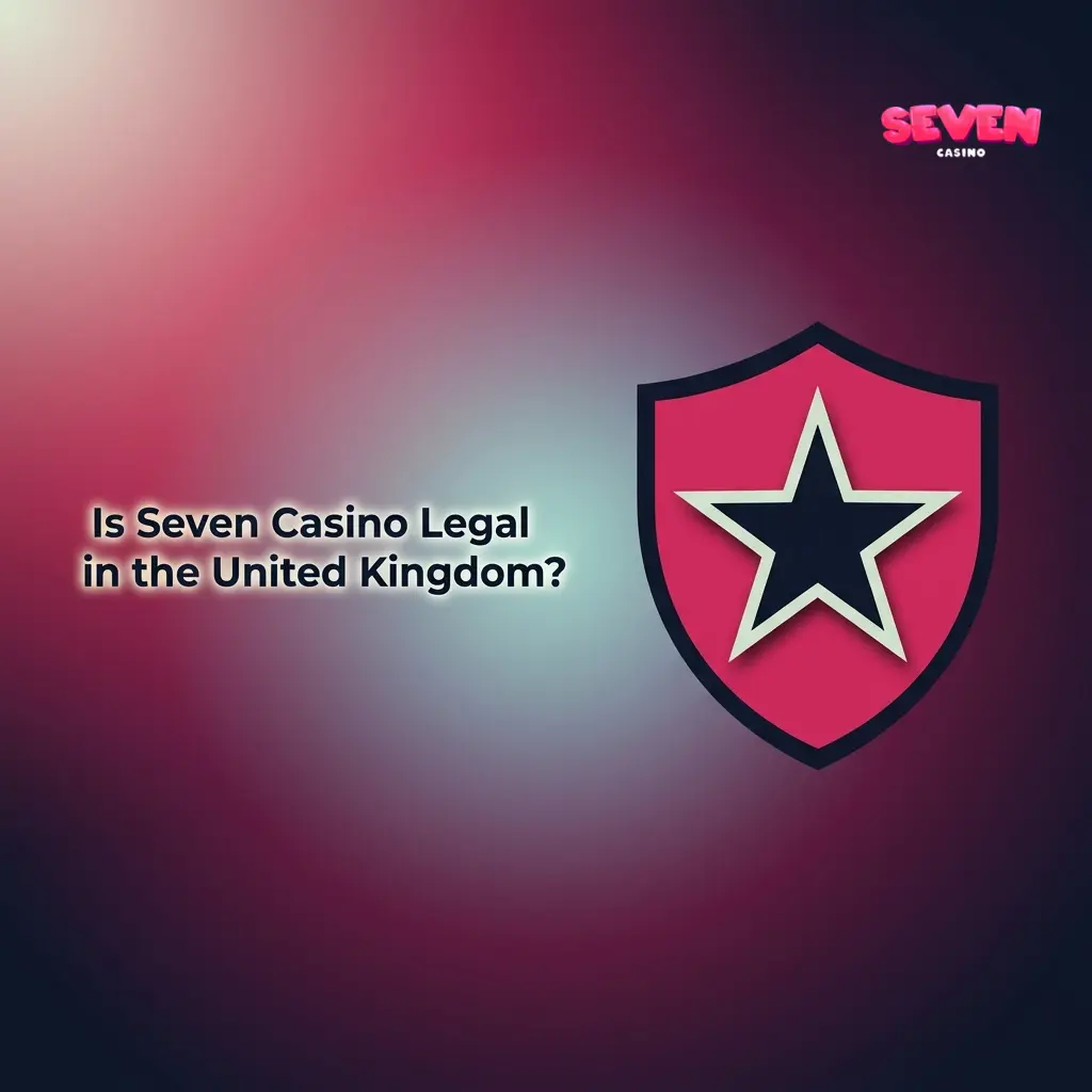 Seven Casino Curaçao eGaming licence displayed with UK flag, highlighting legal compliance and player protection