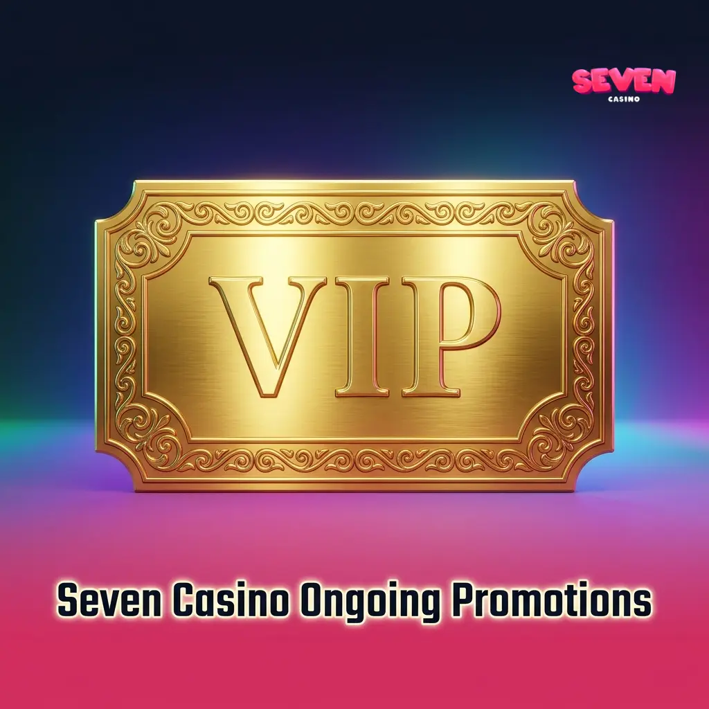 Seven Casino ongoing promotions including reload bonuses, cashback, tournaments, Fortune Wheel, and free bets offers