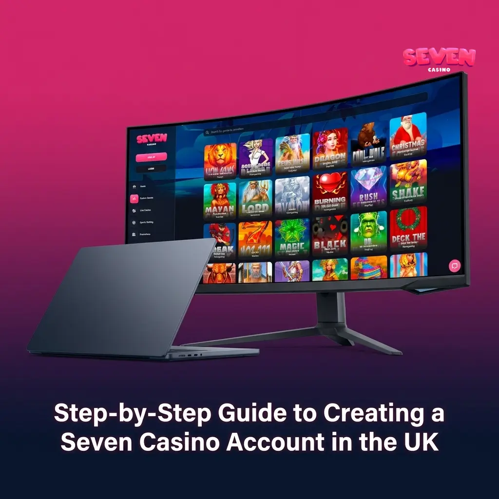 Step-by-step Seven Casino UK account registration guide showing sign-up form, verification steps, and common errors to avoid